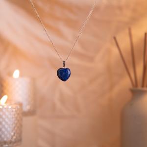 Lapis Lazuli Heart Pendant | Heart of Wisdom