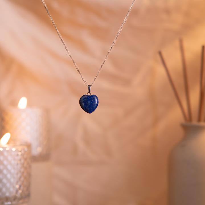 Lapis Lazuli Heart Pendant | Heart of Wisdom
