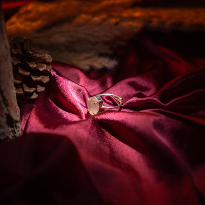 Golden Rutile Quartz Ring | Clarity & Manifestation