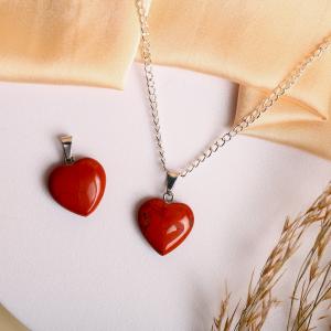 Red Jasper Heart Pendant | Heart of Vitality