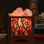 Forest Himalayan Rock Salt Basket Lamp | Enlightenment & Balance