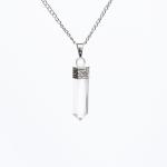 Clear Quartz Pencil Pendant | Focus Amplifier